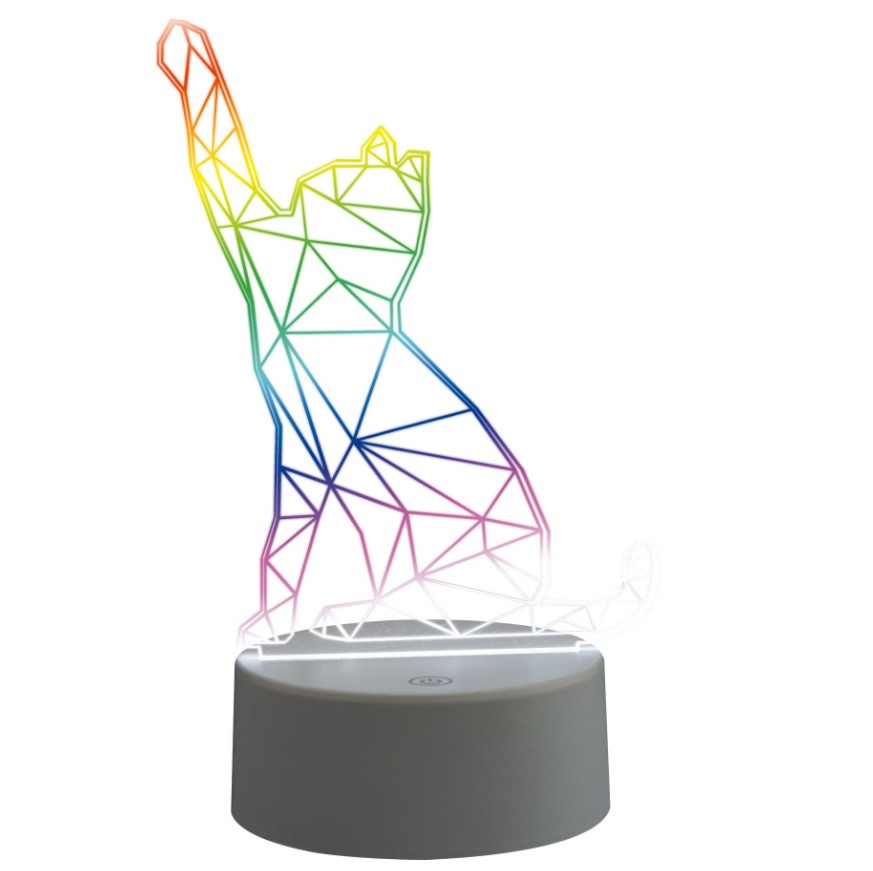 Светильник декоративный на батарейках Uniel UL-00007419 ULI-M501 RGB/3AAA Catty White