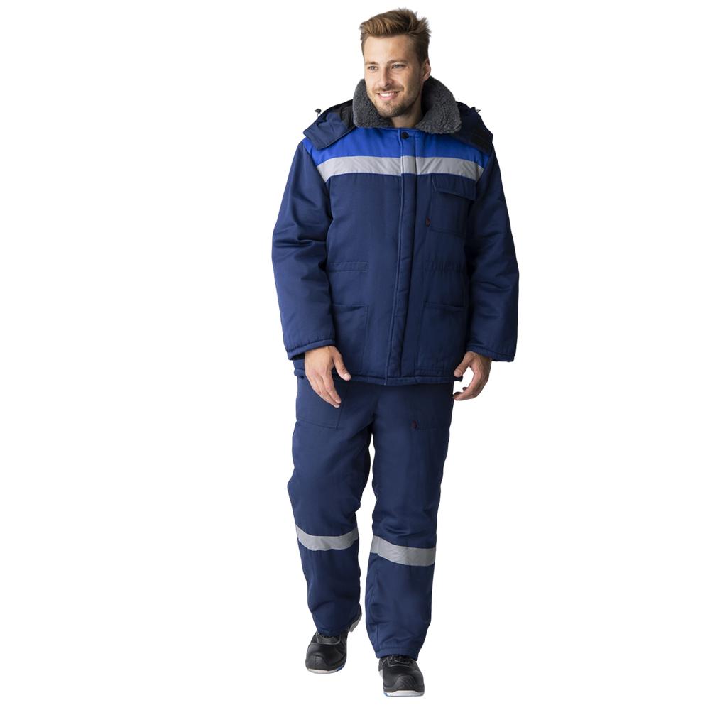 Костюм зимний Факел Труженик-Ультра 87459112.026 темно-синий васильковый 64-66/194-200