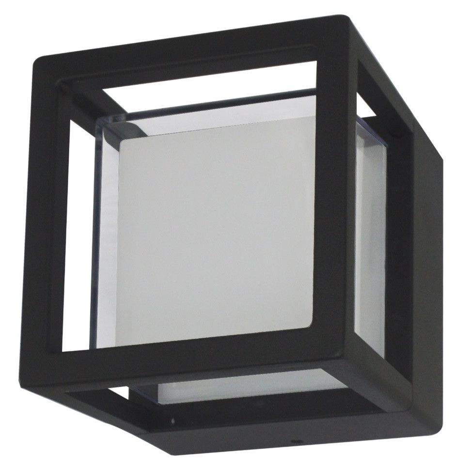 Светильник настенный уличный ST Luce Alceno SL9504.401.01 LED 1х5W 4000K черный/белый