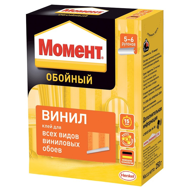 Клей обойный Момент Винил 250 г