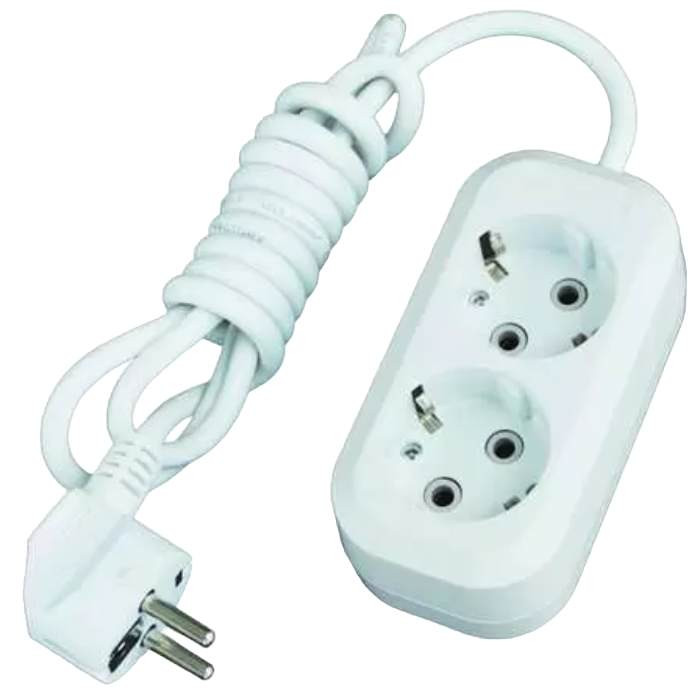 Удлинитель UNIVersal 9631972 с заземлением 2х2 м 16А IP20