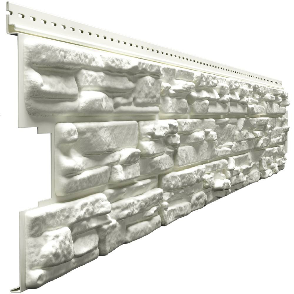 Сайдинг Docke Lux Rocky PSRG-1204 под камень Кокос 1787х285 мм