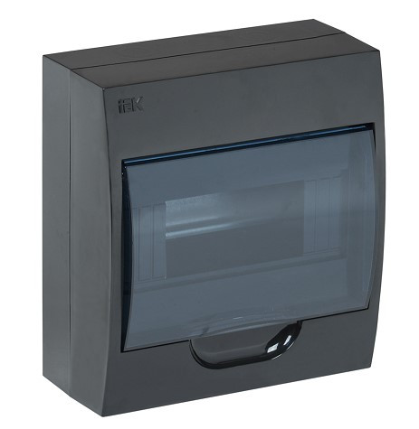 Бокс пластиковый IEK Krepta ЩРН-П-8 IP41 MKP12-N-08-41-K02 черный