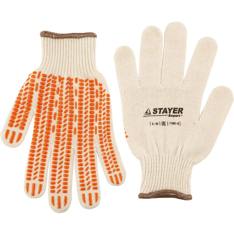 Перчатки Stayer Expert 11401-XL трикотажные противоскользящие
