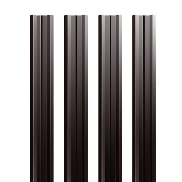 Штакетник М-образный Grand Line Satin 0,5 мм Ral 8017 резка