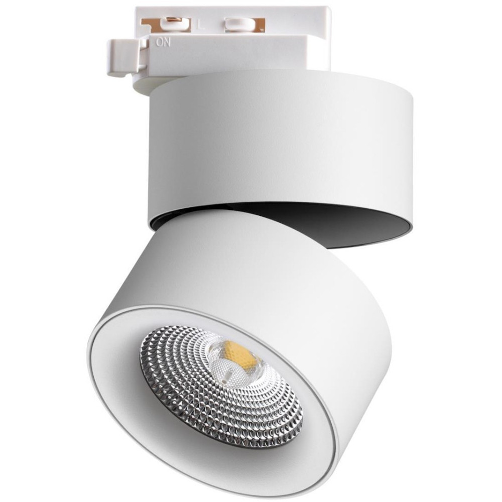 Светильник трековый Novotech Groda Port NT21 110 358786 однофазный трехжильный IP20 Led 25W 4000K белый