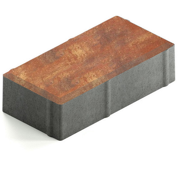 Брусчатка Steingot Color Mix Terracotta №1 прямоугольник 200х100х60 мм