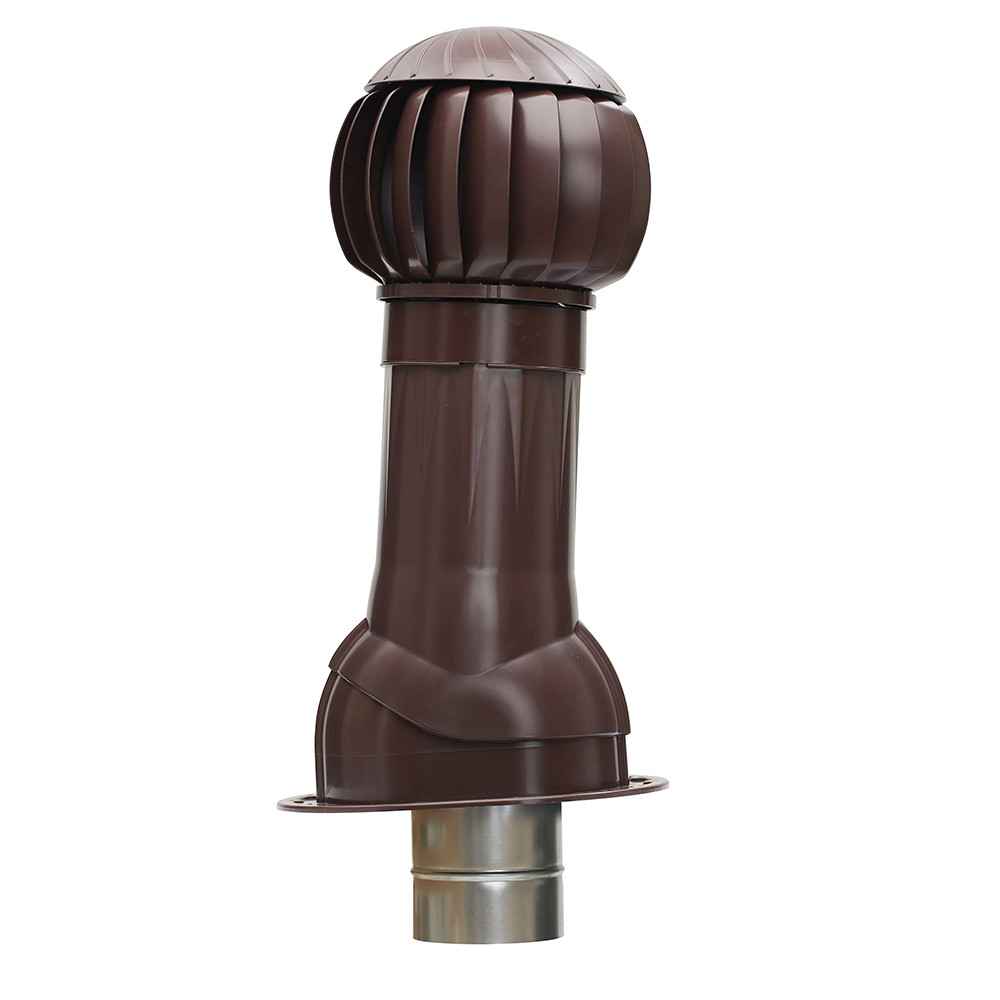 Дефлектор вентиляционный Era RRTV+S 160 brown комплект