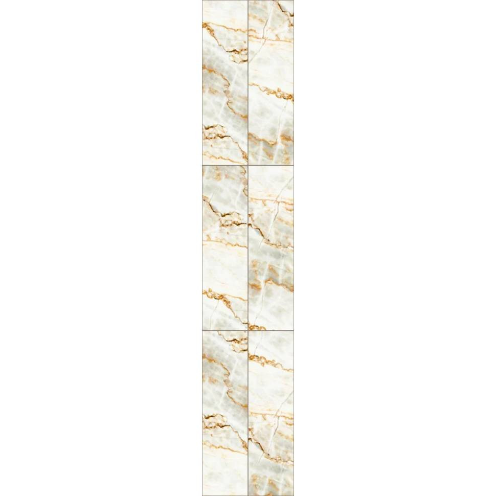 Панель стеновая ПВХ Панельпласт Ultra Marble Granite gold straight 2700х250х8 мм
