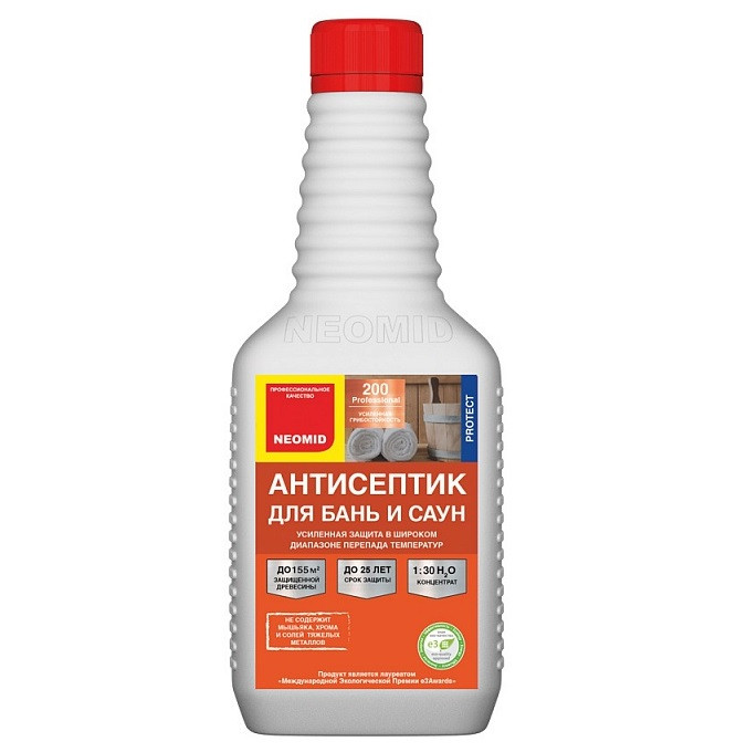 Антисептик для бань и саун Neomid 200 0,5 л