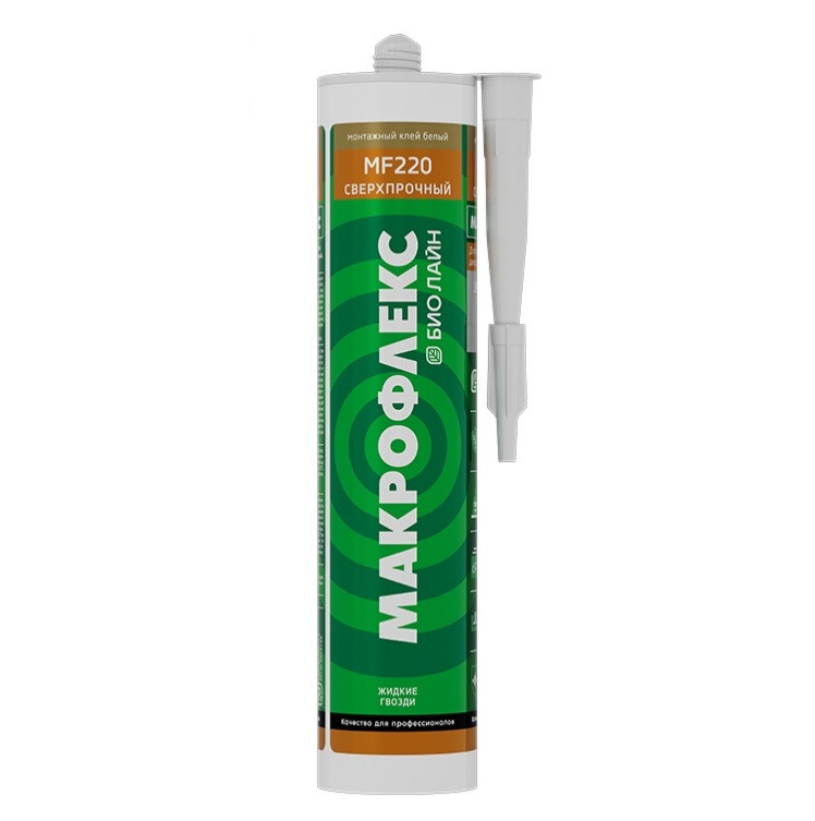Клей монтажный Макрофлекс Bio Line MF220 сверхпрочный 400 г