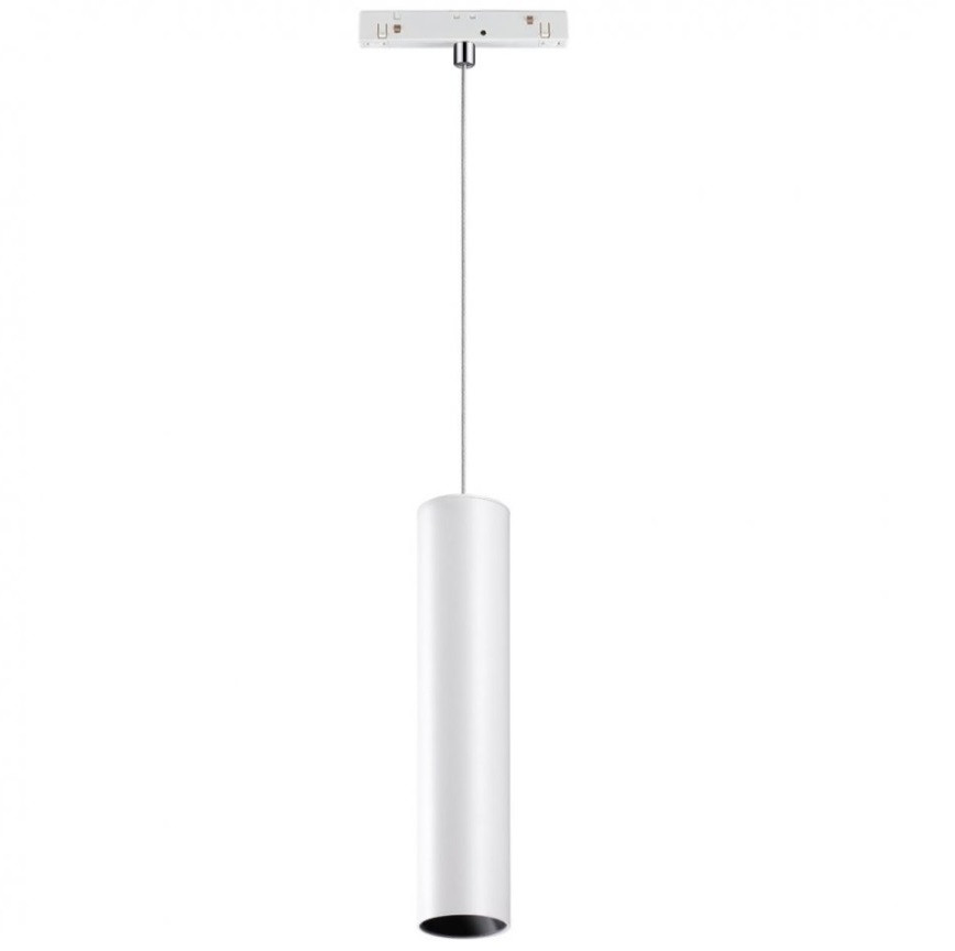 Светильник трековый для низковольтного шинопровода Novotech Flum Shino NT20 076 358427 18W белый