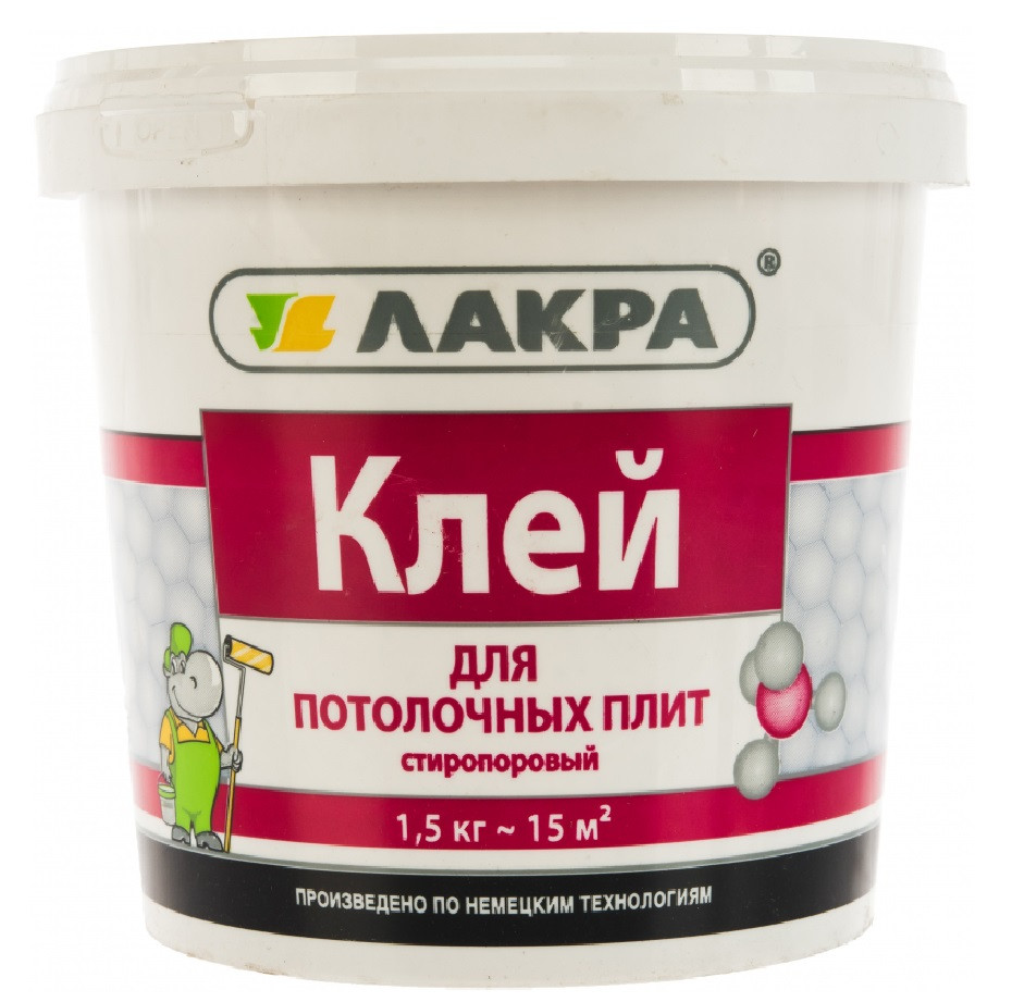Клей для потолочных плит Лакра 1,5 кг
