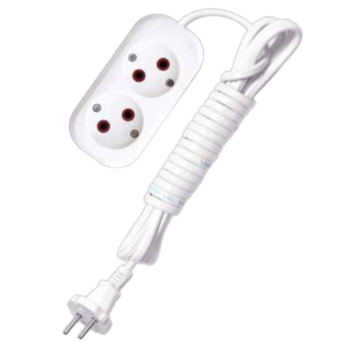 Удлинитель UNIVersal 9631912 без заземления 2х3 м 6А IP20