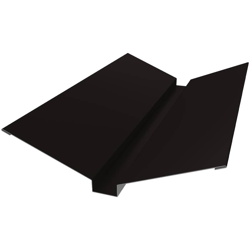 Ендова верхняя Grand Line PurLite Matt Ral 9005 115х30х115 мм резка