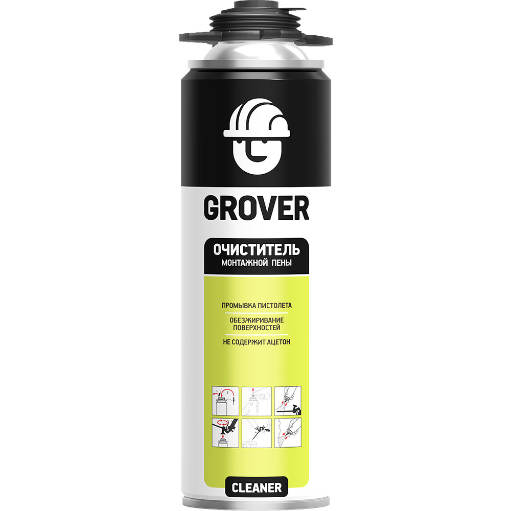 Очиститель монтажной пены Grover Cleaner GRR001 500 мл