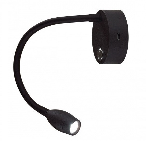 Бра Lumion Yuto Ledio LN23 000 6541/3WL 3000-7000K 3W черный