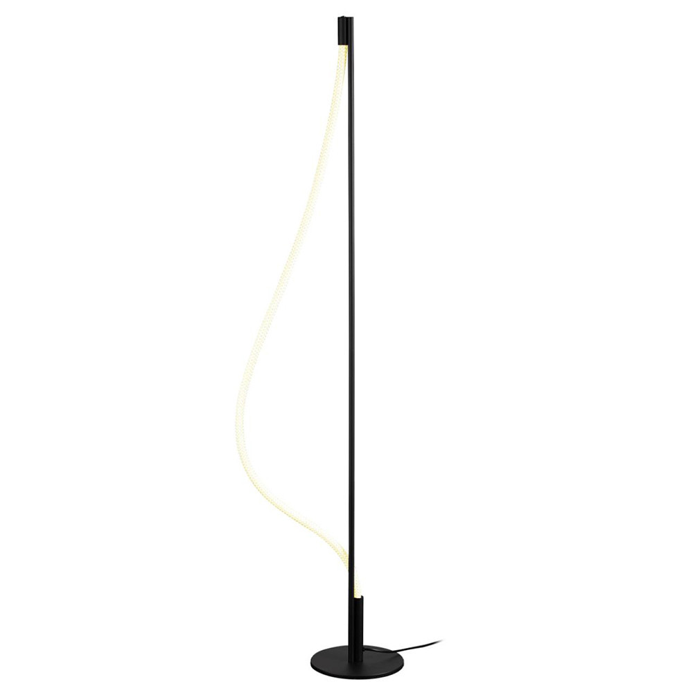 Торшер Odeon Light Corda Hightech 4391/15FL IP20 LED 12W с диммером на корпусе черный