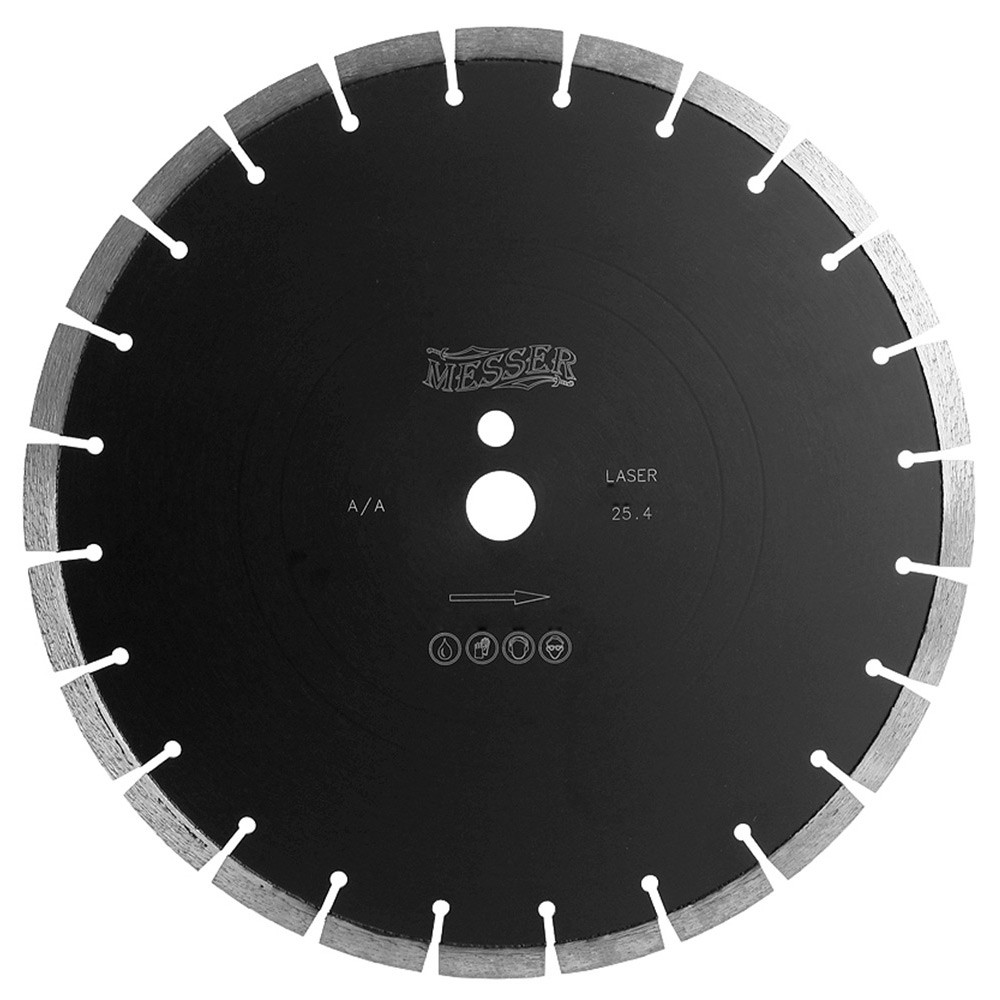 Диск лазерный Messer A/А 450D-40L-3,6T-12W-31S-25.4H+1P по асфальту