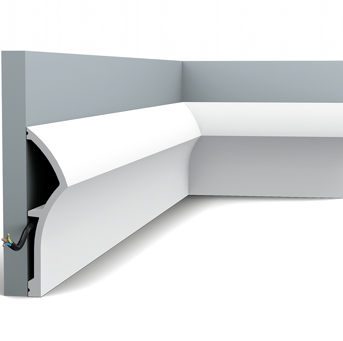 Плинтус из дюрополимера Orac Decor Ulf Moritz SX167 2000х173х43 мм