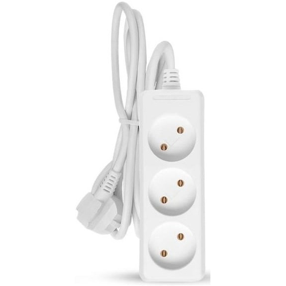 Удлинитель Tokov Electric TKE-C01-BU3-1.5-075 1,5 м 3 розетки без заземления 2х0,75 10А