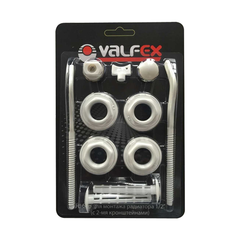 Комплект для монтажа радиаторов с двумя кронштейнами Valfex AD-1002 1/2 дюйма