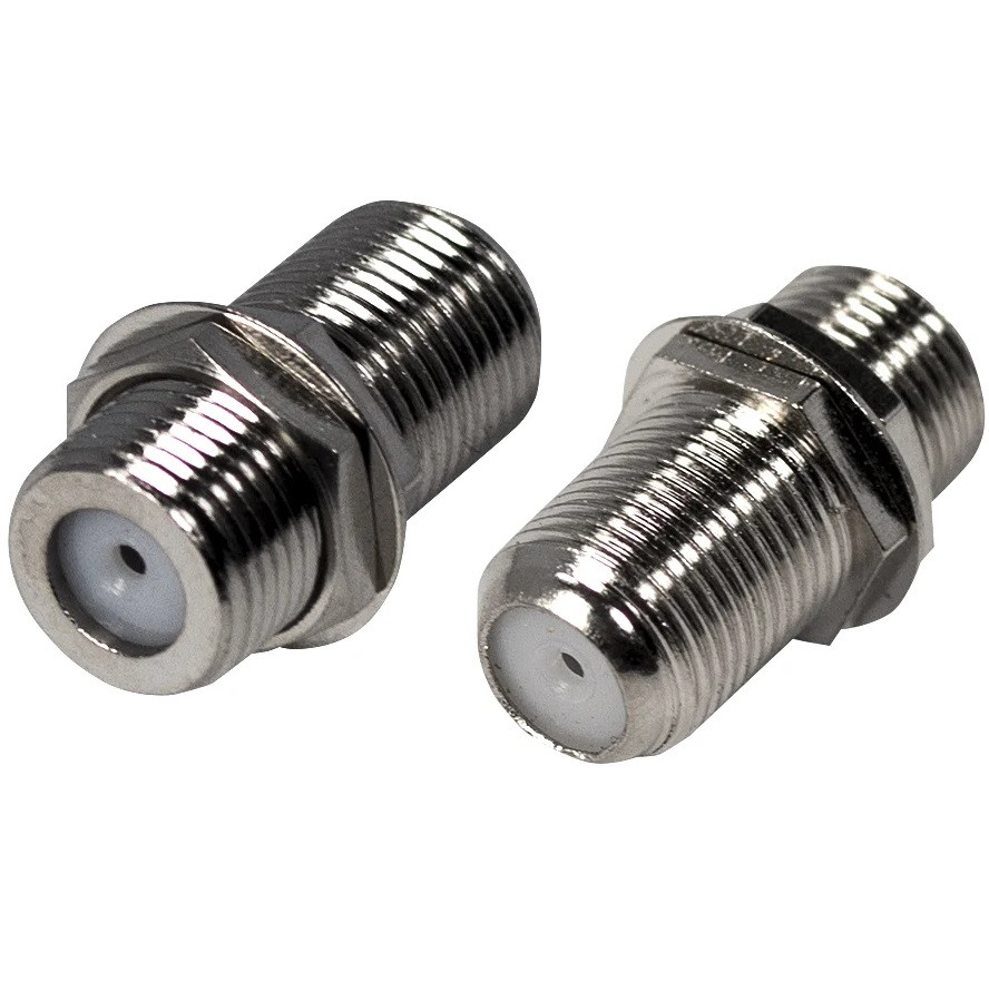 Переходник Rexant 05-4201 бочка с кольцом гнездо F - гнездо F
