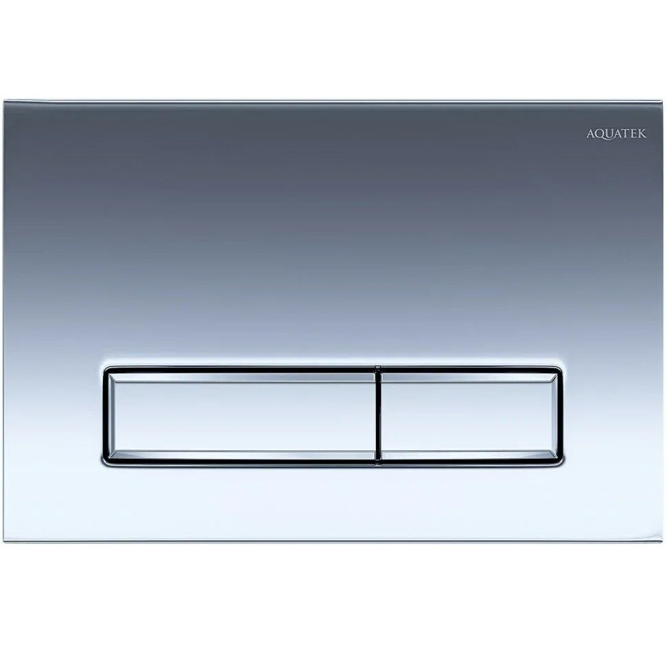 Клавиша смыва Aquatek Slim KDI-0000023 хром глянец