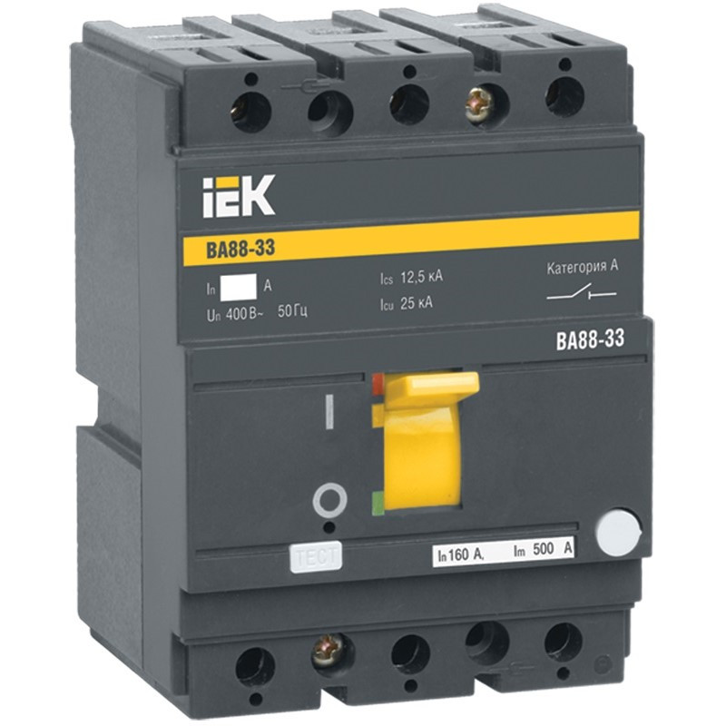 Автоматический выключатель IEK ВА88-33 3Р 125А 35кА