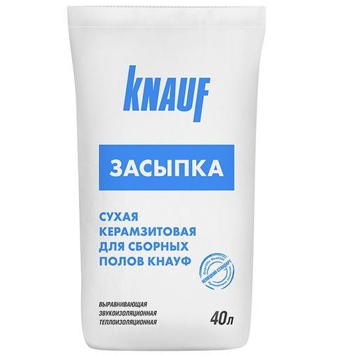 Засыпка сухая Knauf фракция 0-5 мм 40 л