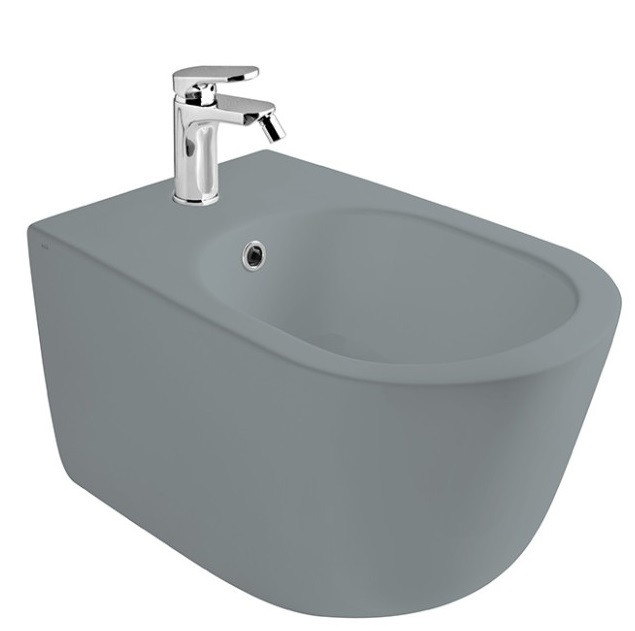 Биде подвесное Axa Eva 8802009 550х360 мм Grey Matt