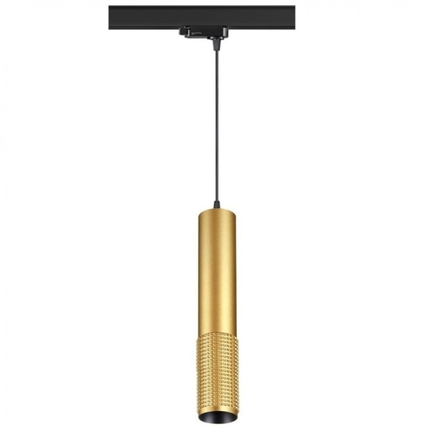 Светильник трековый Novotech Mais Led Port NT21 084 358506 трехфазный 4000K 12W золото