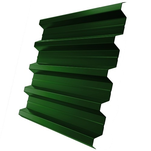 Профнастил Н60 Железный Форт Satin 0,5 мм RAL 6002 лиственно-зеленый