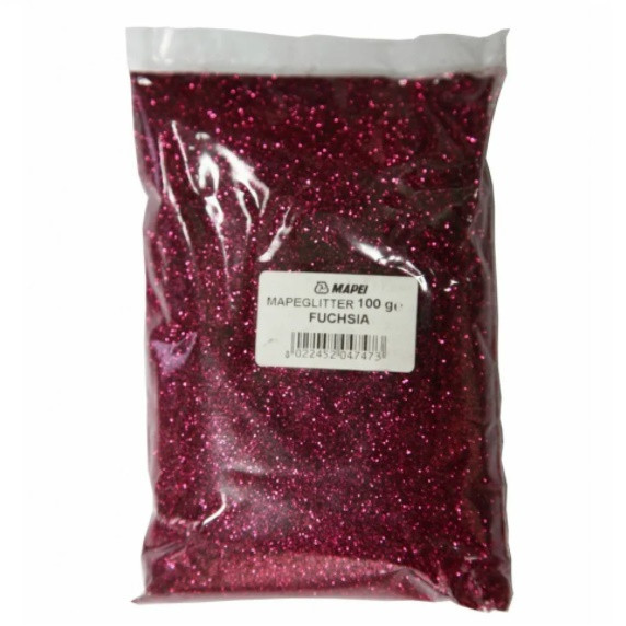 Блестки для затирки Mapei Mapeglitter №210 фуксия 100 г