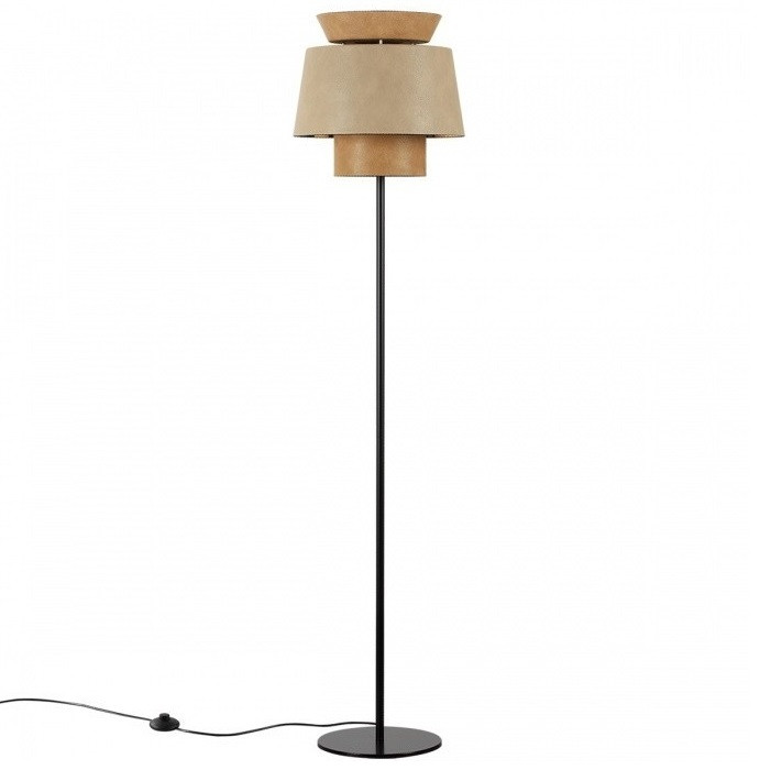 Торшер Odeon Light Kressa Pendant ODL24 401 4992/1F E27 1x60W черный/бежевый/терракотовый/золотой