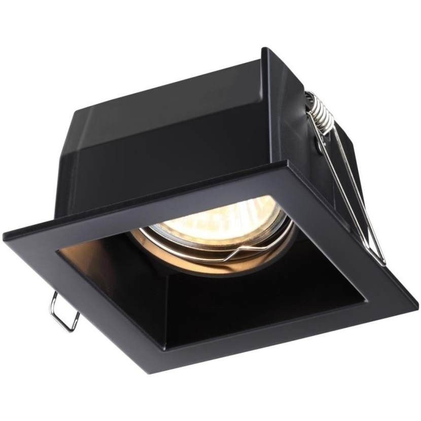 Cветильник встраиваемый Novotech Bell NT22 279 370842 черный