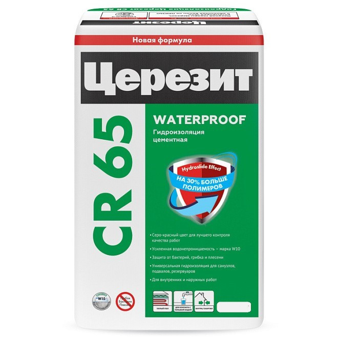 Масса гидроизоляционная Ceresit CR 65 25 кг
