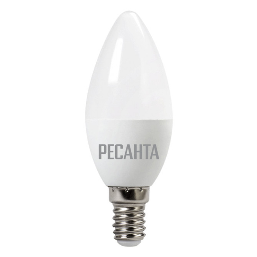 Лампа светодиодная Ресанта LL-R-C37-6W-230-3K-E14 76/1/3 6 Вт Е14