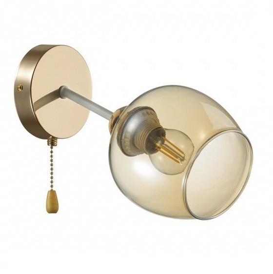 Бра Lumion Odell Comfi LN23 231 5650/1W E27 1x60W белый/золотой
