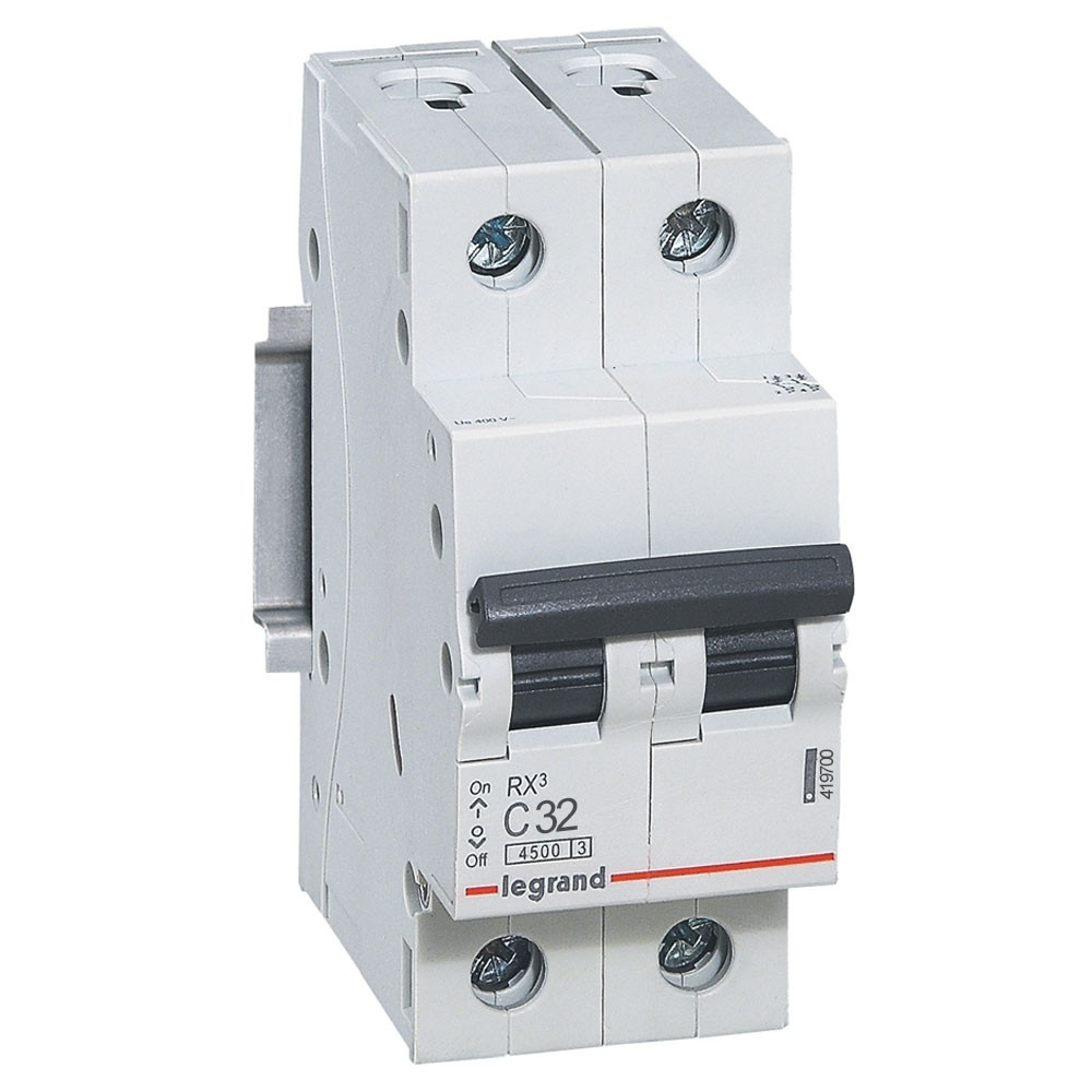 Автоматический выключатель Legrand RX3 419700 2P C 32A 4,5 кА