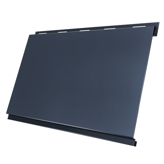 Сайдинг Grand Line Optima Вертикаль Satin 0,5 мм Ral 7024 резка