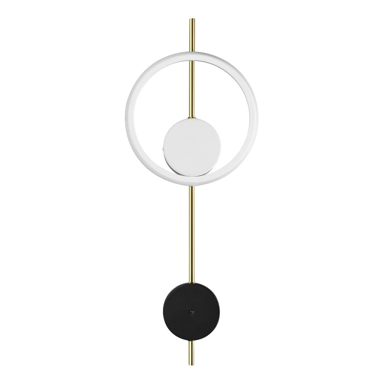 Светильник настенный Lumion Marque Ledio LN23 058 13W 5691/13WL 3000K 13W белый/чёрный/золотой