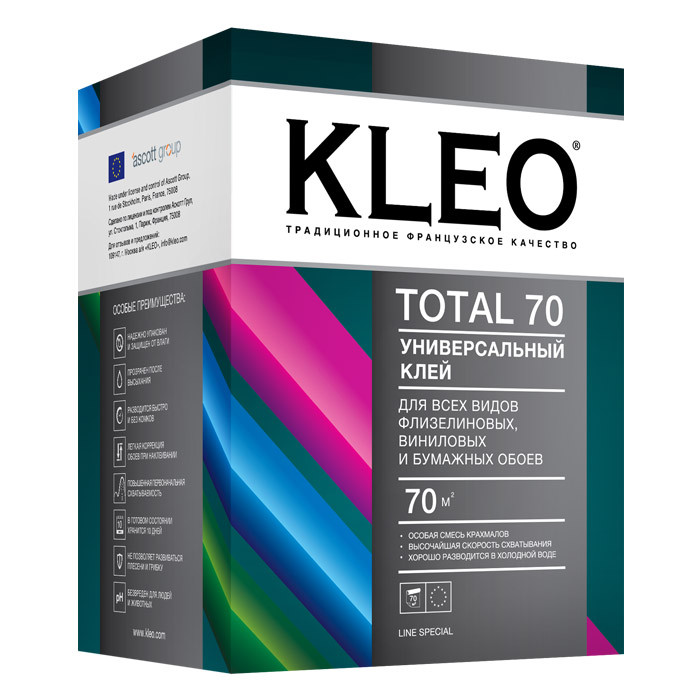 Клей обойный Кleo Total универсальный 500 г
