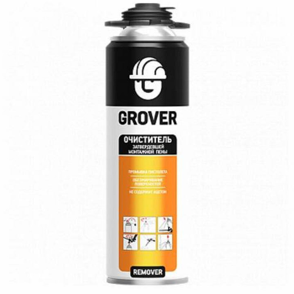 Очиститель монтажной пены Grover Remover GRR002 500 мл