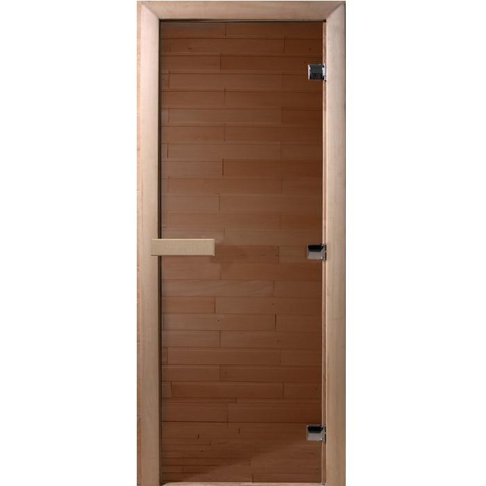 Дверь для сауны стеклянная Doorwood DW00015 бронза 600х1900 мм