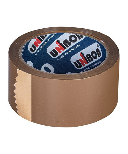 UNIBOB Скотч упаковочный коричневый 50 х намотка 55 м 66 6448