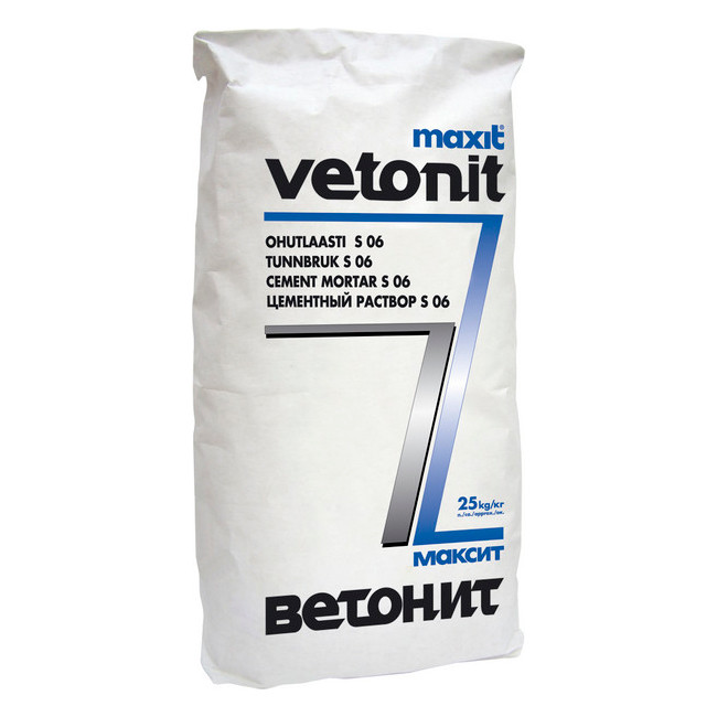 Цементный раствор Weber.Vetonit S06 25 кг