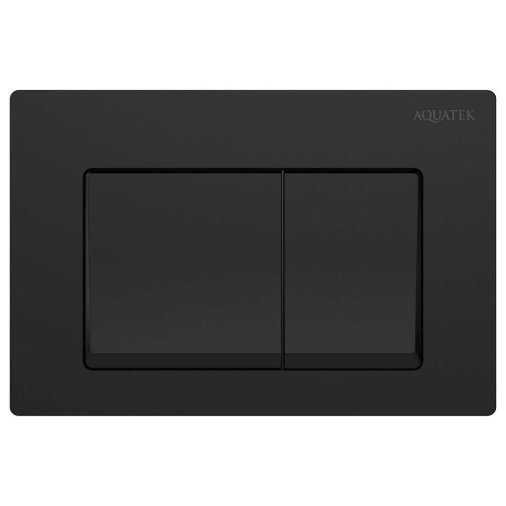 Клавиша смыва Aquatek TDI-0000007 010D Small черная матовая