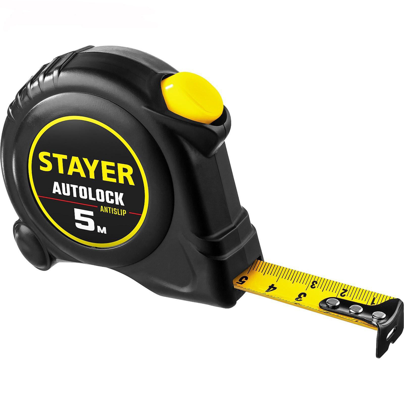 Рулетка с автостопом Stayer 2-34126-05-19_z02 AutoLock 5 м