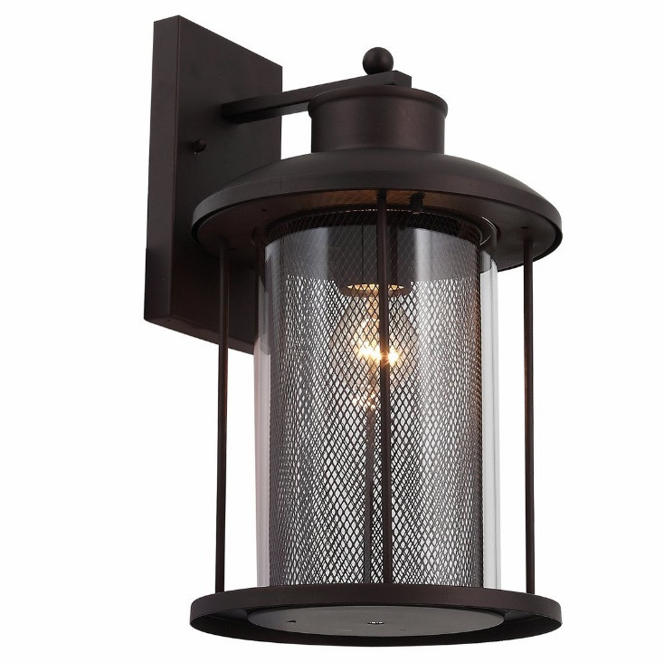 Светильник настенный уличный ST Luce Lastero SL080.401.01 E27 1х60W темный кофе/прозрачный